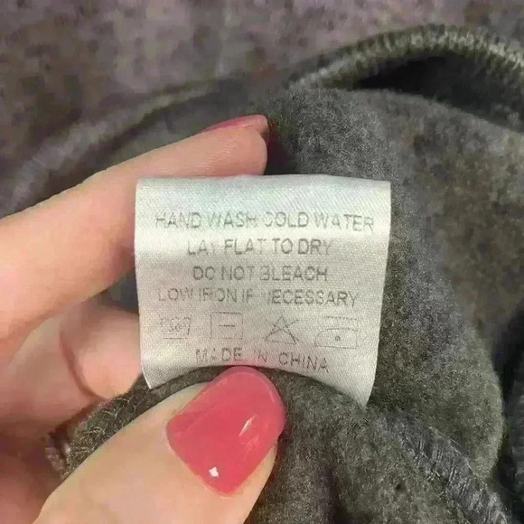 H2H Men’s Sweater Fleece Pullover Size Large Gray Heather Button Collared - Picture 7 of 9